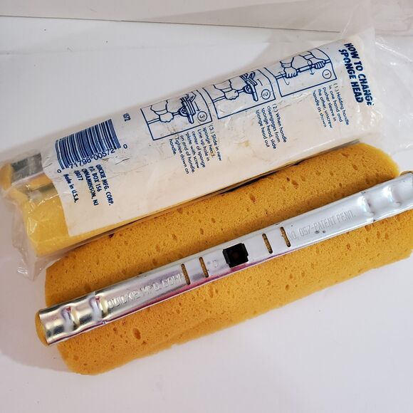 Quickie Type R Automatic Roller Mop Refill Sponge Head 0572 057 Made in USA - Picture 2 of 2